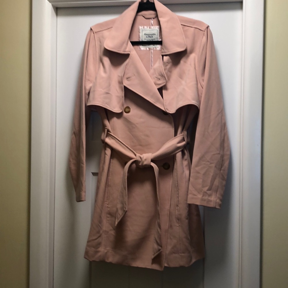 Blush pink spring jacket